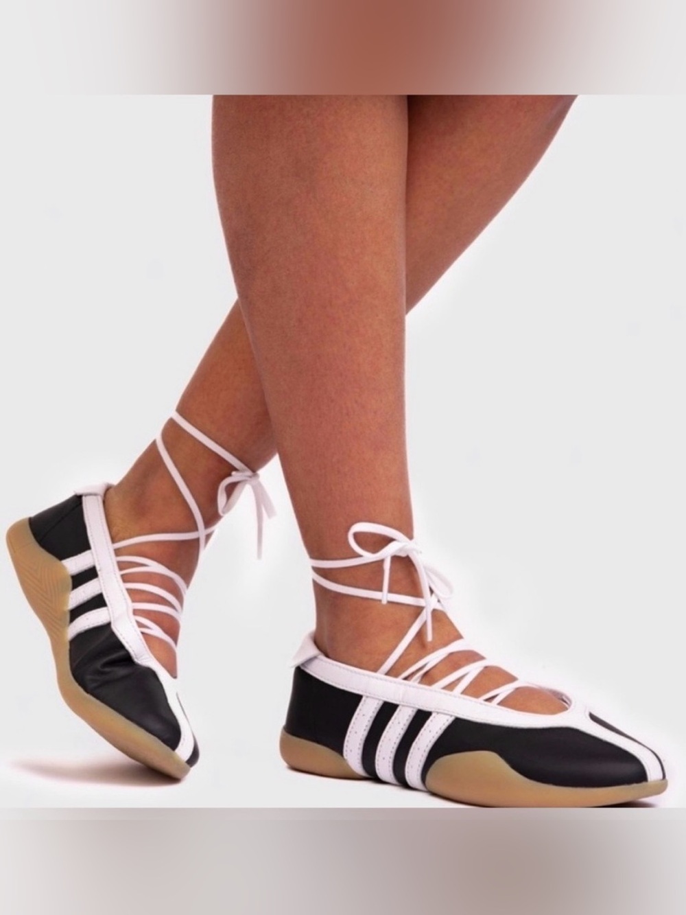 Adidas Women’s Taekwondo Ballet Mei Black and White Sneakers - like new!